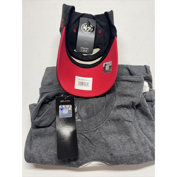 NFL SUPER BOWL 50 HAT And T Shirt From Majestic New With Tags - Picture 2 of 8